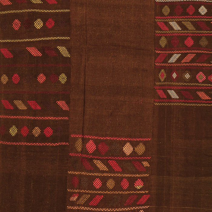 Patchwork Orange Transitional Rug, con2705org