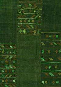 Patchwork Green Transitional Rug, con2705grn