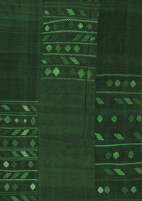 Patchwork Emerald Green Transitional Rug, con2705emgrn