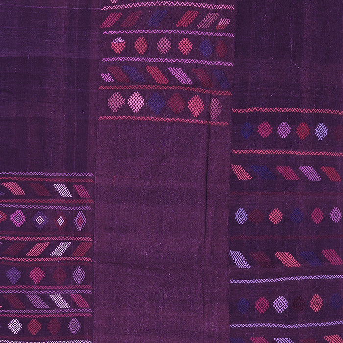 Patchwork Purple Transitional Rug, con2705pur