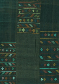 Patchwork Turquoise Transitional Rug, con2705turq