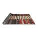 Thickness of Contemporary Brown Southwestern Rug, con2706