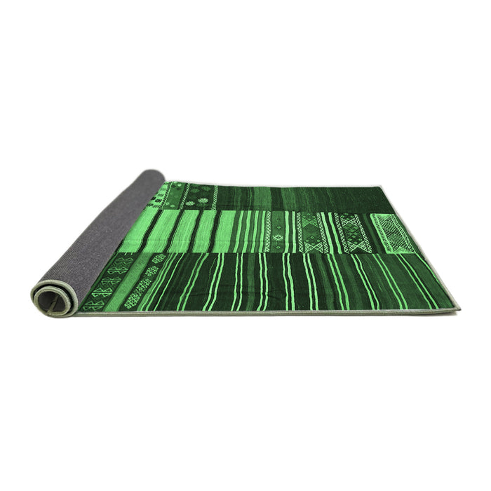 Sideview of Southwestern Emerald Green Country Rug, con2706emgrn