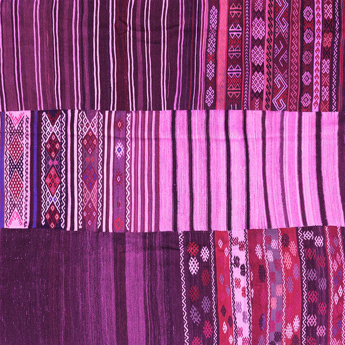 Square Southwestern Pink Country Rug, con2706pnk