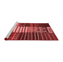 Country Red Washable Rugs