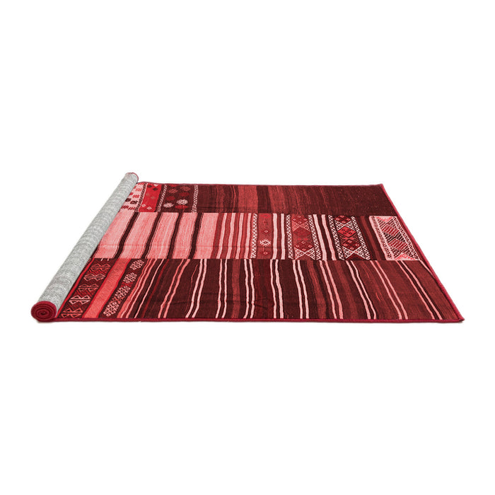Country Red Washable Rugs