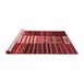 Country Red Washable Rugs