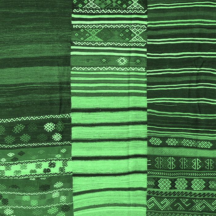 Southwestern Emerald Green Country Rug, con2706emgrn