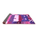 Sideview of Abstract Purple Contemporary Rug, con2707pur