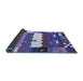 Sideview of Abstract Blue Contemporary Rug, con2707blu