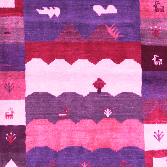 Machine Washable Abstract Pink Contemporary Rug, wshcon2707pnk