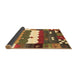 Sideview of Abstract Brown Contemporary Rug, con2707brn