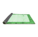 Sideview of Solid Emerald Green Modern Rug, con2708emgrn