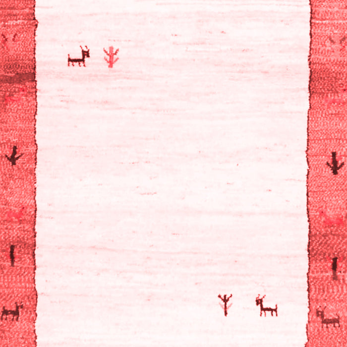 Machine Washable Solid Red Modern Rug, wshcon2708red
