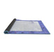 Sideview of Solid Blue Modern Rug, con2708blu