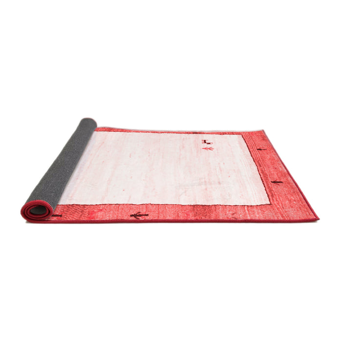 Solid Red Modern Area Rugs
