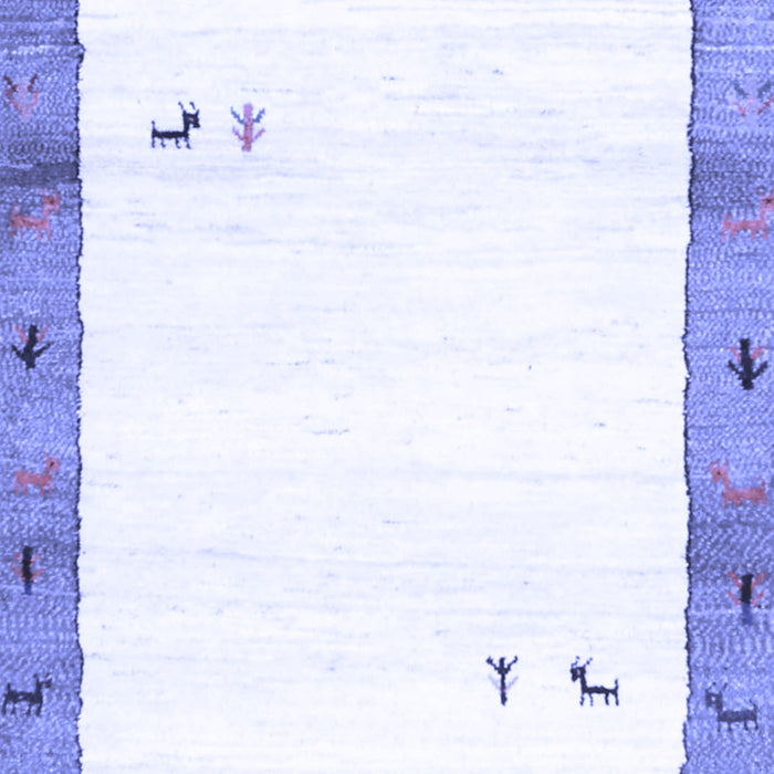 Solid Blue Modern Rug, con2708blu