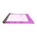 Sideview of Solid Purple Modern Rug, con2708pur