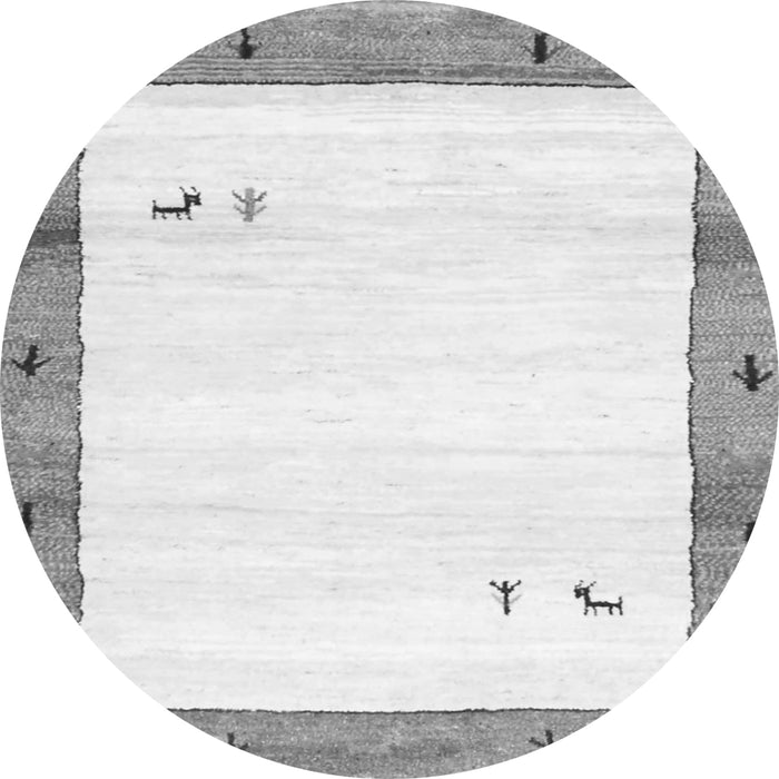 Square Solid Gray Modern Rug, con2708gry