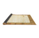 Sideview of Solid Brown Modern Rug, con2708brn