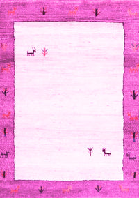 Solid Pink Modern Rug, con2708pnk