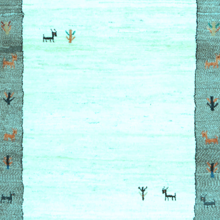 Machine Washable Solid Light Blue Modern Rug, wshcon2708lblu