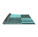 Sideview of Patchwork Light Blue Transitional Rug, con2709lblu