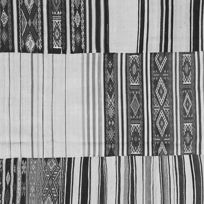 Patchwork Gray Transitional Rug, con2709gry