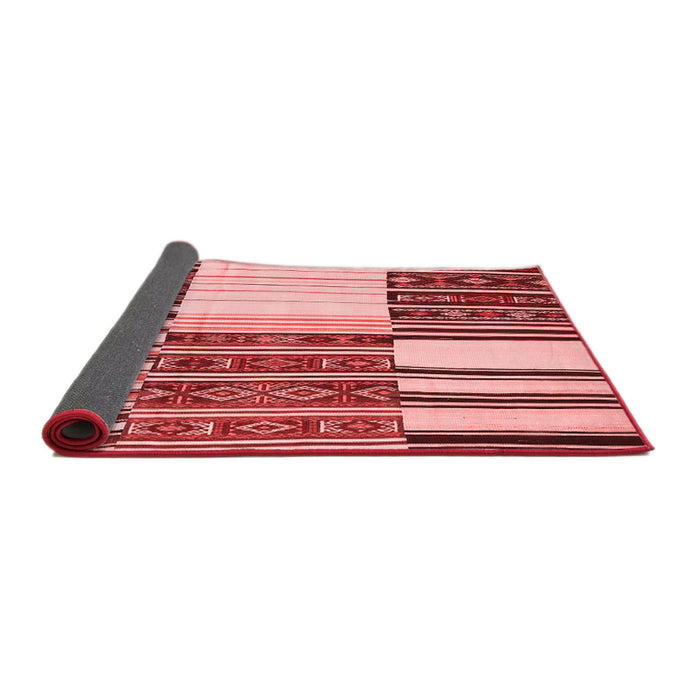 Patchwork Red Transitional Area Rugs