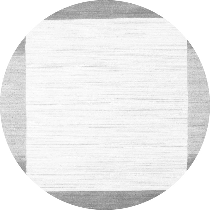 Square Solid Gray Modern Rug, con270gry