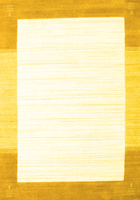 Solid Yellow Modern Rug, con270yw