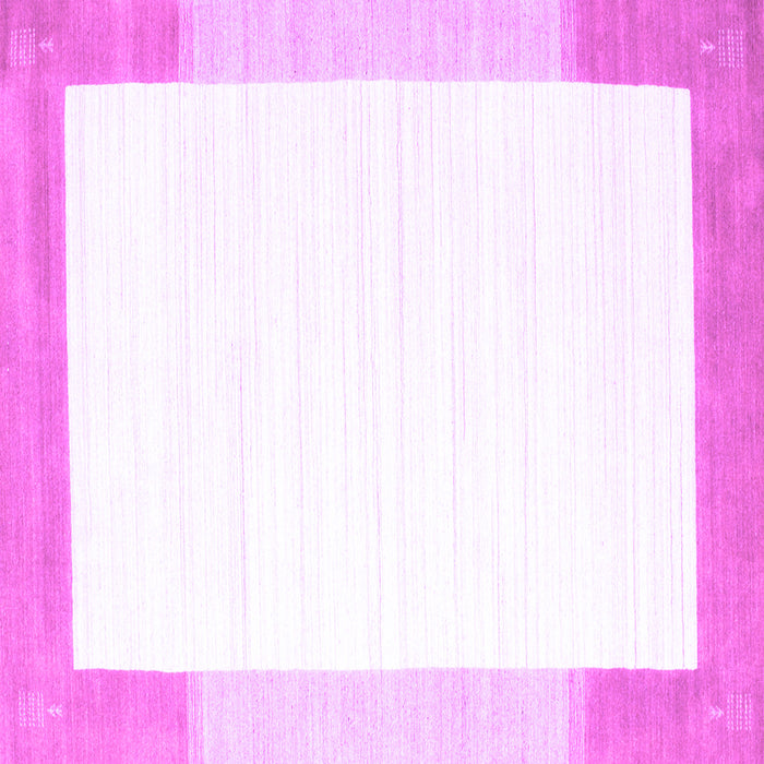 Square Solid Purple Modern Rug, con270pur