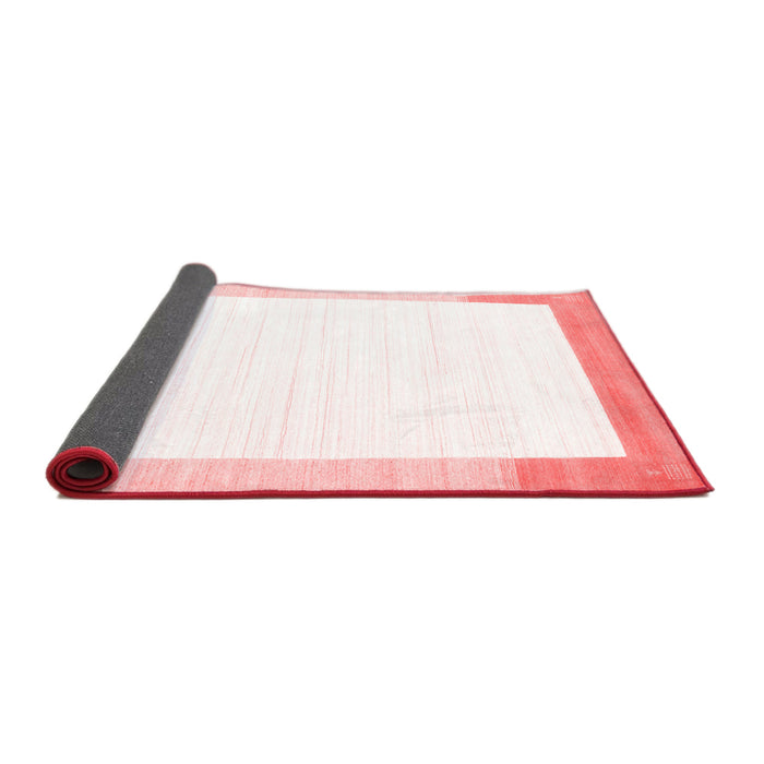 Solid Red Modern Area Rugs