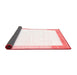 Solid Red Modern Area Rugs