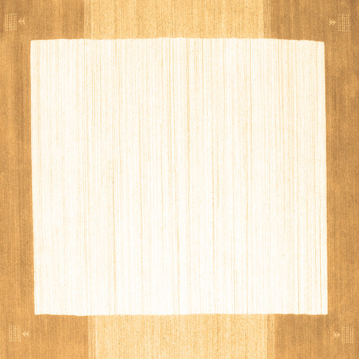 Square Solid Brown Modern Rug, con270brn