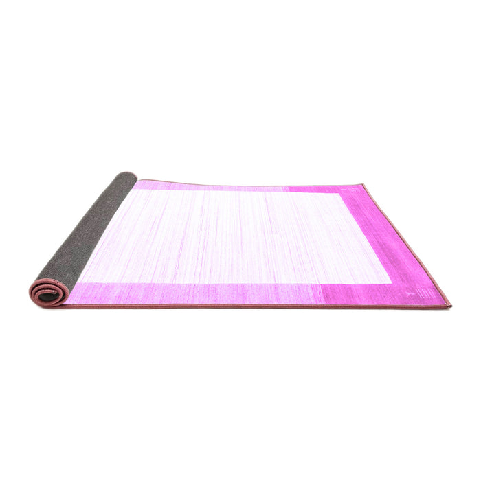 Sideview of Solid Purple Modern Rug, con270pur