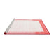 Modern Red Washable Rugs