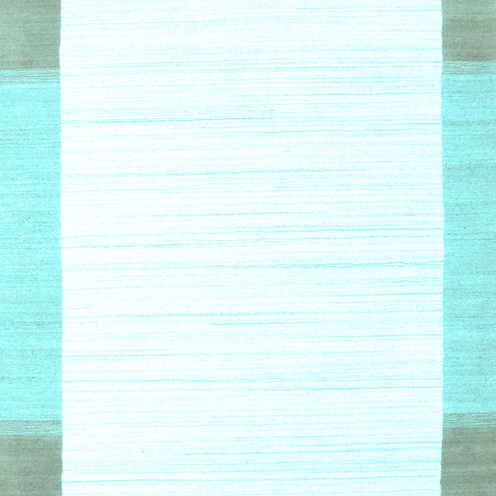 Machine Washable Solid Light Blue Modern Rug, wshcon270lblu