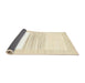 Thickness of Contemporary Beige Solid Rug, con271