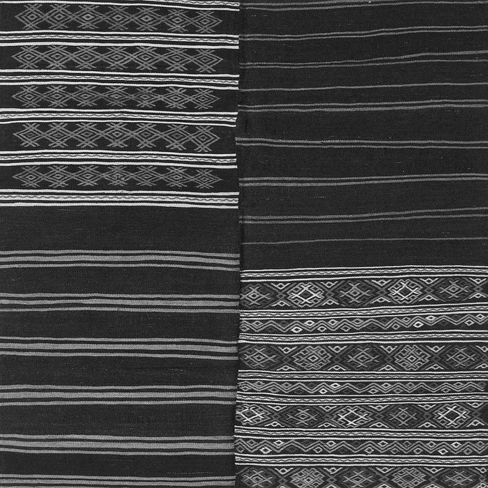 Serging Thickness of Patchwork Gray Transitional Rug, con2710gry