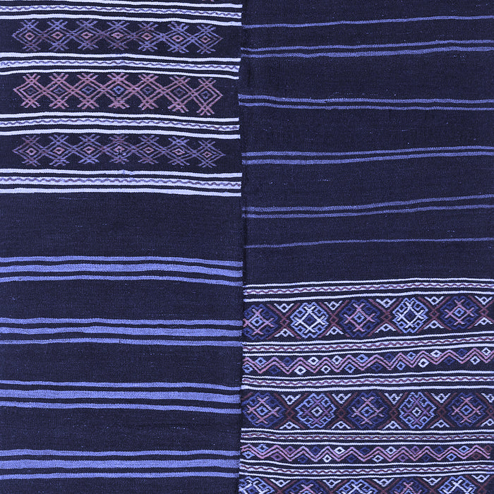 Patchwork Blue Transitional Rug, con2710blu