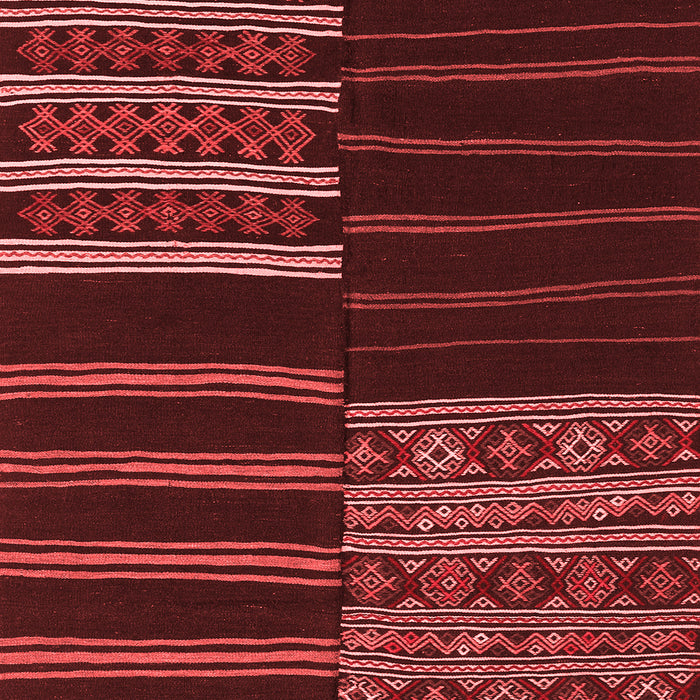 Patchwork Red Transitional Area Rugs