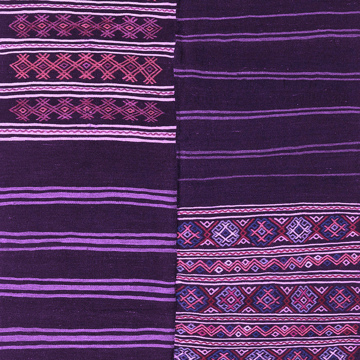 Patchwork Purple Transitional Rug, con2710pur