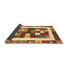 Sideview of Abstract Brown Contemporary Rug, con2711brn