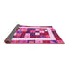 Sideview of Abstract Pink Contemporary Rug, con2711pnk