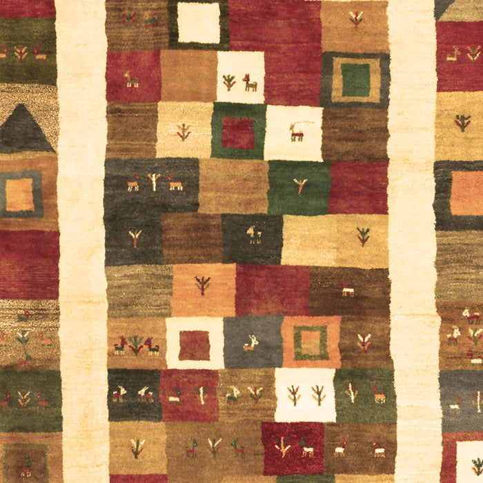 Machine Washable Abstract Brown Contemporary Rug, wshcon2711brn