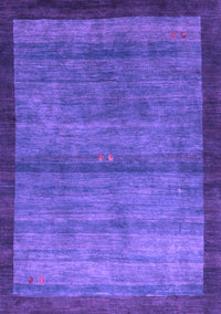 Abstract Purple Contemporary Rug, con2712pur