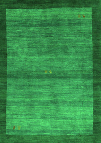 Abstract Green Contemporary Rug, con2712grn