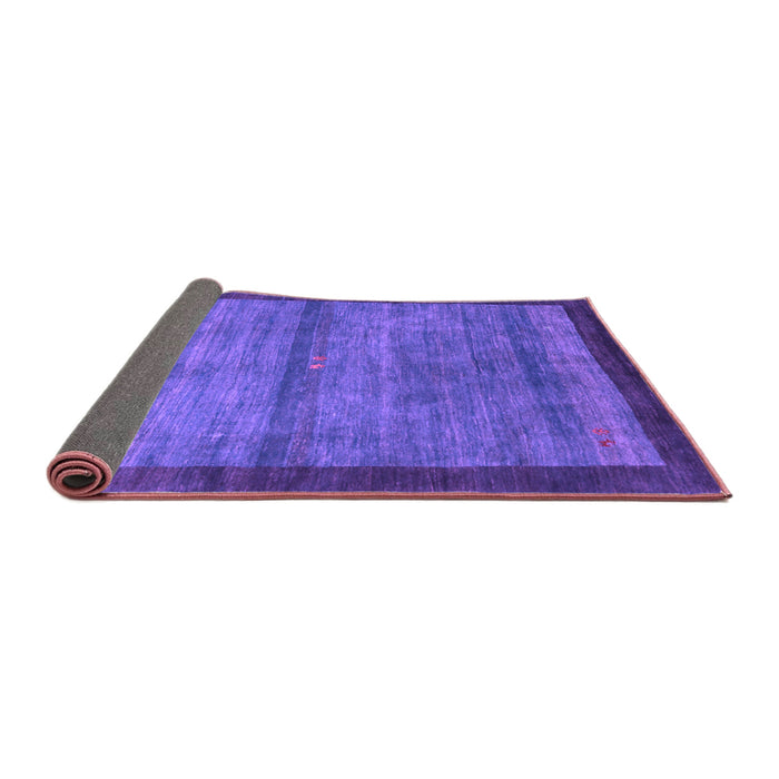Sideview of Abstract Purple Contemporary Rug, con2712pur
