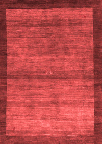 Abstract Red Contemporary Rug, con2712red